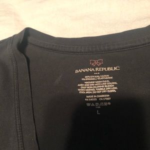 Black V neck woman’s T-shirt